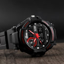 SKMEI 1357 Mens Multifunctional Sports Digital Watch Student Waterproof Watch(Blue)