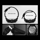 SKMEI 1357 Mens Multifunctional Sports Digital Watch Student Waterproof Watch(Blue)
