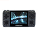 ANBERNIC RG350P 3.5 inch Screen Open Source Handheld Game Console 16G Memory Supports HDMI / TF Card(Transparent Black)