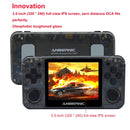 ANBERNIC RG350P 3.5 inch Screen Open Source Handheld Game Console 16G Memory Supports HDMI / TF Card(Pure Black)