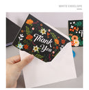 4 PCS Christmas Gift Greeting Card Holiday Greeting Message Card(Thank You Greeting Card (A Set of 6))