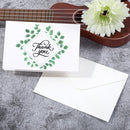 4 PCS A Set Of 6 Thank You Card Creative Half-Fold Greeting Card(6 sheets set (with envelope))