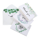 4 PCS A Set Of 6 Thank You Card Creative Half-Fold Greeting Card(6 sheets set (with envelope))