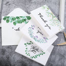 4 PCS A Set Of 6 Thank You Card Creative Half-Fold Greeting Card(6 sheets set (with envelope))