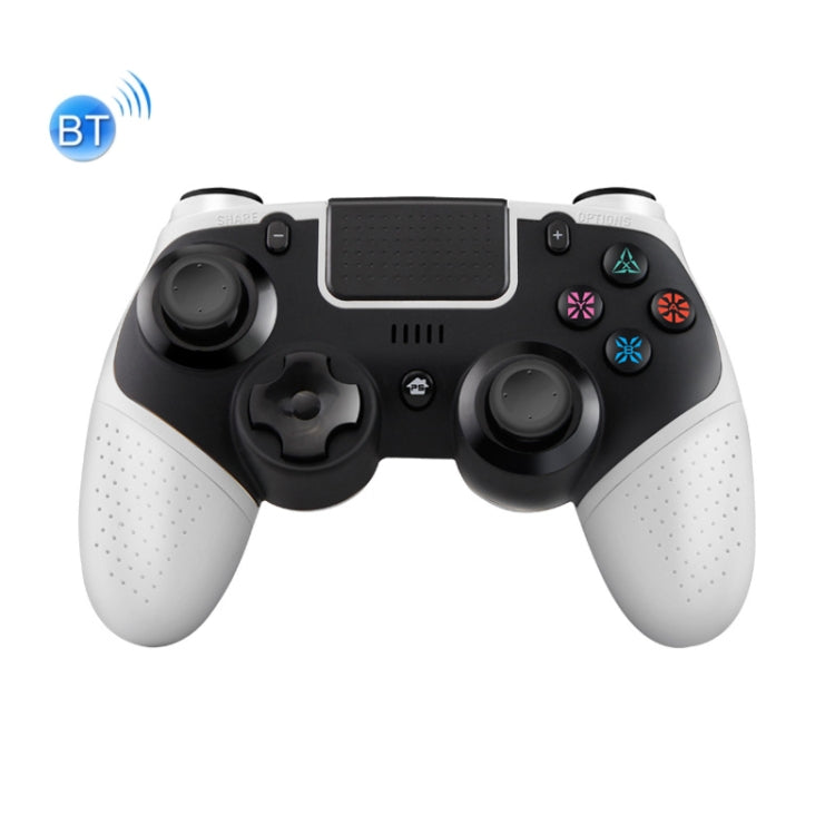 Bluetooth Wireless Controller 4 In 1 Gamepad For PS4 / Switch(White With Black)