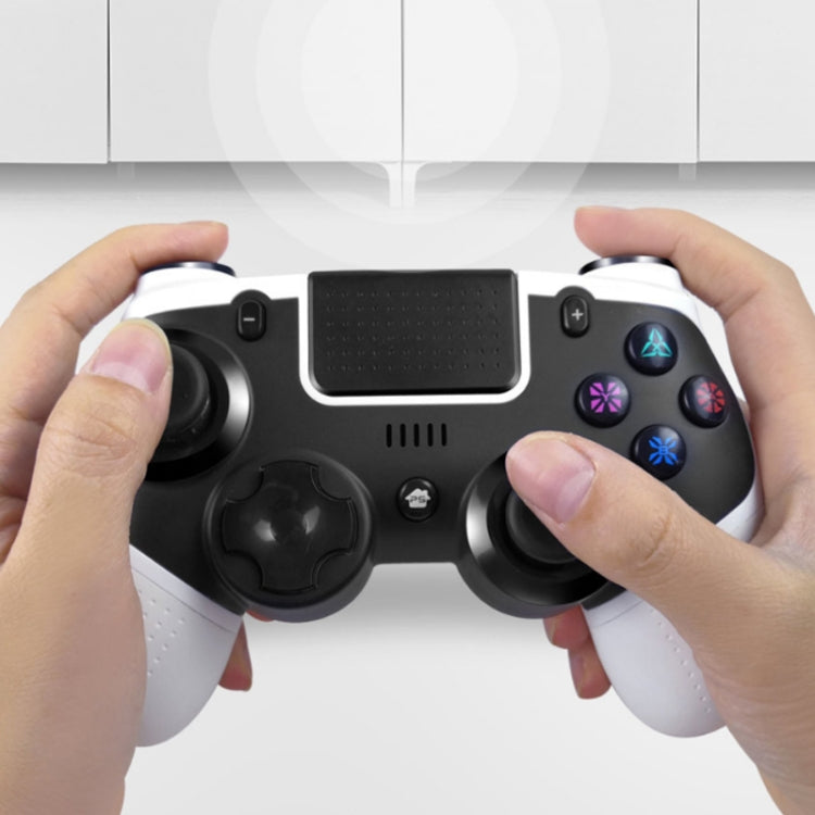 Bluetooth Wireless Controller 4 In 1 Gamepad For PS4 / Switch(Black With Red)