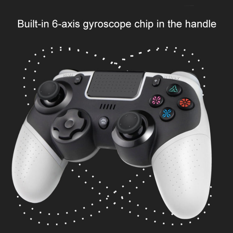 Bluetooth Wireless Controller 4 In 1 Gamepad For PS4 / Switch(Black With Red)
