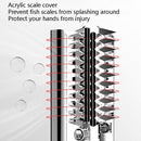 Electric Fish Scale Scraper Household Use Scraping Tool, CN Plug(Black)