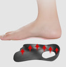 Flat Foot Orthopedic Insole Arch Collapse Support Pad Adult And Child Foot Valgus Orthosis M (Black)
