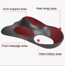 Flat Foot Orthopedic Insole Arch Collapse Support Pad Adult And Child Foot Valgus Orthosis M (Black)