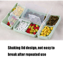 3 PCS Folding Portable Sealed and Dispensing Small Pill Box(White)