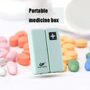 3 PCS Folding Portable Sealed and Dispensing Small Pill Box(White)