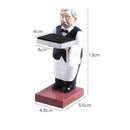 Watch Shelf Support Decorative Ornaments Watch Storage Box Display Stand, Item No.: Large Old Butler + Black Cover