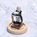 Watch Shelf Support Decorative Ornaments Watch Storage Box Display Stand, Item No.: Large Astronaut + Black Cover