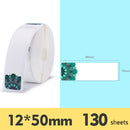 Thermal Label Paper Commodity Price Label Household Label Sticker for NIIMBOT D11(Blue White Rhyme)