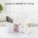 Thermal Label Paper Commodity Price Label Household Label Sticker for NIIMBOT D11(Color Square)