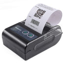 58HB6 Portable Bluetooth Thermal Printer Label Takeaway Receipt Machine, Supports Multi-Language & Symbol/Picture Printing, Model: EU Plug (English)