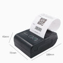 58HB6 Portable Bluetooth Thermal Printer Label Takeaway Receipt Machine, Supports Multi-Language & Symbol/Picture Printing, Model: EU Plug (English)