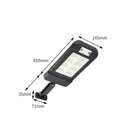 Solar Wall Light Outdoor Waterproof Human Body Induction Garden Lighting Household Street Light 8 x 20COB With Remote Control