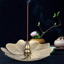 Household Bedroom Alloy sandalwood Furnace Creative Antique Line Incense Burner Incense Holder, Style:Drop Shape(Bronze)