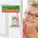 Toilet Red & Green Display Door Lock Public Toilet Stainless Steel Bolt Lock Indicating lock With Handle