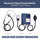 Manual Blood Pressure Watch With Stethoscope Double Tube Double Head Old Sphygmomanometer Arm Type Sphygmomanometer