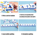XBL-001 Word Spelling Letter Recognition English Enlightenment Children Early Education Puzzle Toys 90 PCS Cards