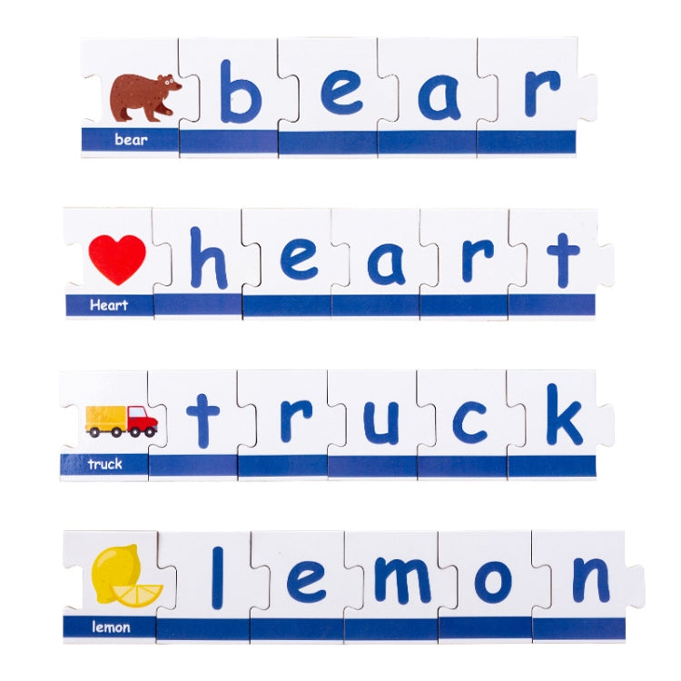 XBL-001 Word Spelling Letter Recognition English Enlightenment Children Early Education Puzzle Toys 90 PCS Cards