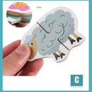 SD005 Children Enlighten Early Education 3D Wooden Puzzle Toy(Vegetables and Fruits)