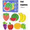 Children Early Education Wooden Picture Puzzle Toys(Fruit)