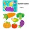 Children Early Education Wooden Picture Puzzle Toys(Vegetables)