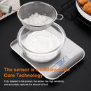 Stainless Steel Small Food Electronic Scale Kitchen Portable Baking Electronic Scale, Colour: 5kg/1g (Battery Model White)
