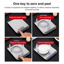 Stainless Steel Small Food Electronic Scale Kitchen Portable Baking Electronic Scale, Colour: 5kg/1g (Battery Model Rose Gold)