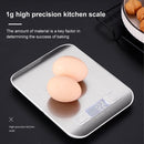 Stainless Steel Small Food Electronic Scale Kitchen Portable Baking Electronic Scale, Colour: 10kg/1g (Battery Model Rose Gold)