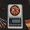Kitchen Stainless Steel Mini Portable Scale High Precision Jewelry Scale Electronic Scale, Specification: 200g/0.01g