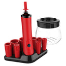 Makeup Brush Cleaner the Glue Dispenser Electric Quick-drying Instrument(Red)