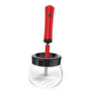Makeup Brush Cleaner the Glue Dispenser Electric Quick-drying Instrument(Red)