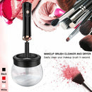 Makeup Brush Cleaner the Glue Dispenser Electric Quick-drying Instrument(Black)