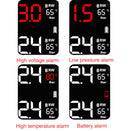 M7 Motorcycle Tire Pressure Monitor Solar Wireless External High-Precision Monitoring Waterproof Detectorï¼ŒRandom Style Delivery
