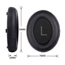 A Pair For BOSE NC700 Headset Earmuffs Headset Sponge Sleeve(Black Earphone Cover + Cushion)