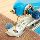 4 PCS Portable Mini Small Handheld Sewing Machine Household Multifunctional Pocket Manual Micro Tailoring Machine, Random Color Delivery