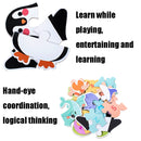 DUOQU Children Early Education Picture Puzzle Toy Box Set(Wild Animal)