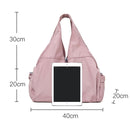 Female Dry And Wet Separation Sports Gym Bag Handbag Duffel Bag Short Distance Light Swimming Bag(Black)