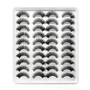 20 Pairs Of Thick False Eyelashes Handmade 3D False Eyelashes, Specification: 20-1