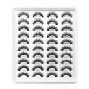 20 Pairs Of Thick False Eyelashes Handmade 3D False Eyelashes, Specification: 20-2