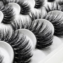 20 Pairs Of Thick False Eyelashes Handmade 3D False Eyelashes, Specification: 20-3