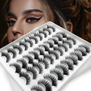 20 Pairs Of Thick False Eyelashes Handmade 3D False Eyelashes, Specification: 20-3