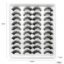 20 Pairs Of Thick False Eyelashes Handmade 3D False Eyelashes, Specification: 20-7
