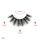 20 Pairs Of Thick False Eyelashes Handmade 3D False Eyelashes, Specification: 20-9