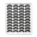 20 Pairs Of Thick False Eyelashes Handmade 3D False Eyelashes, Specification: 20-10